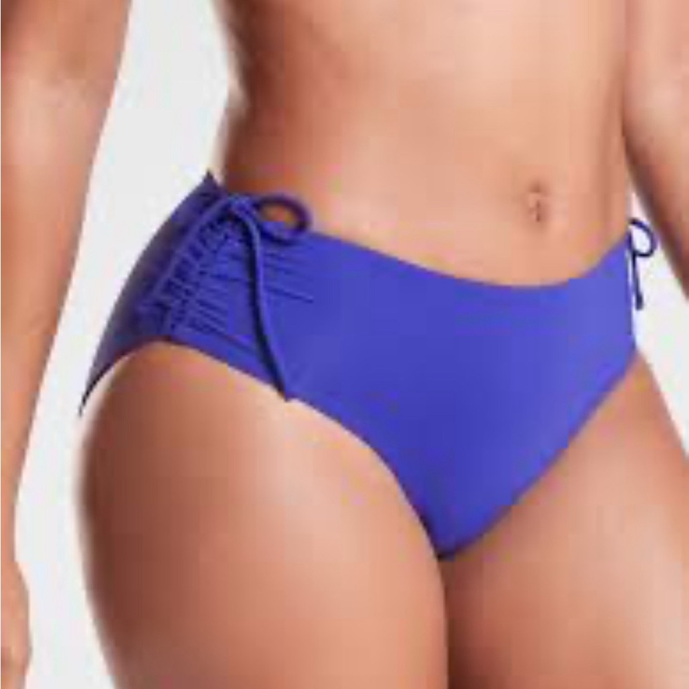 Athleta ruched/cinched bikini bottoms